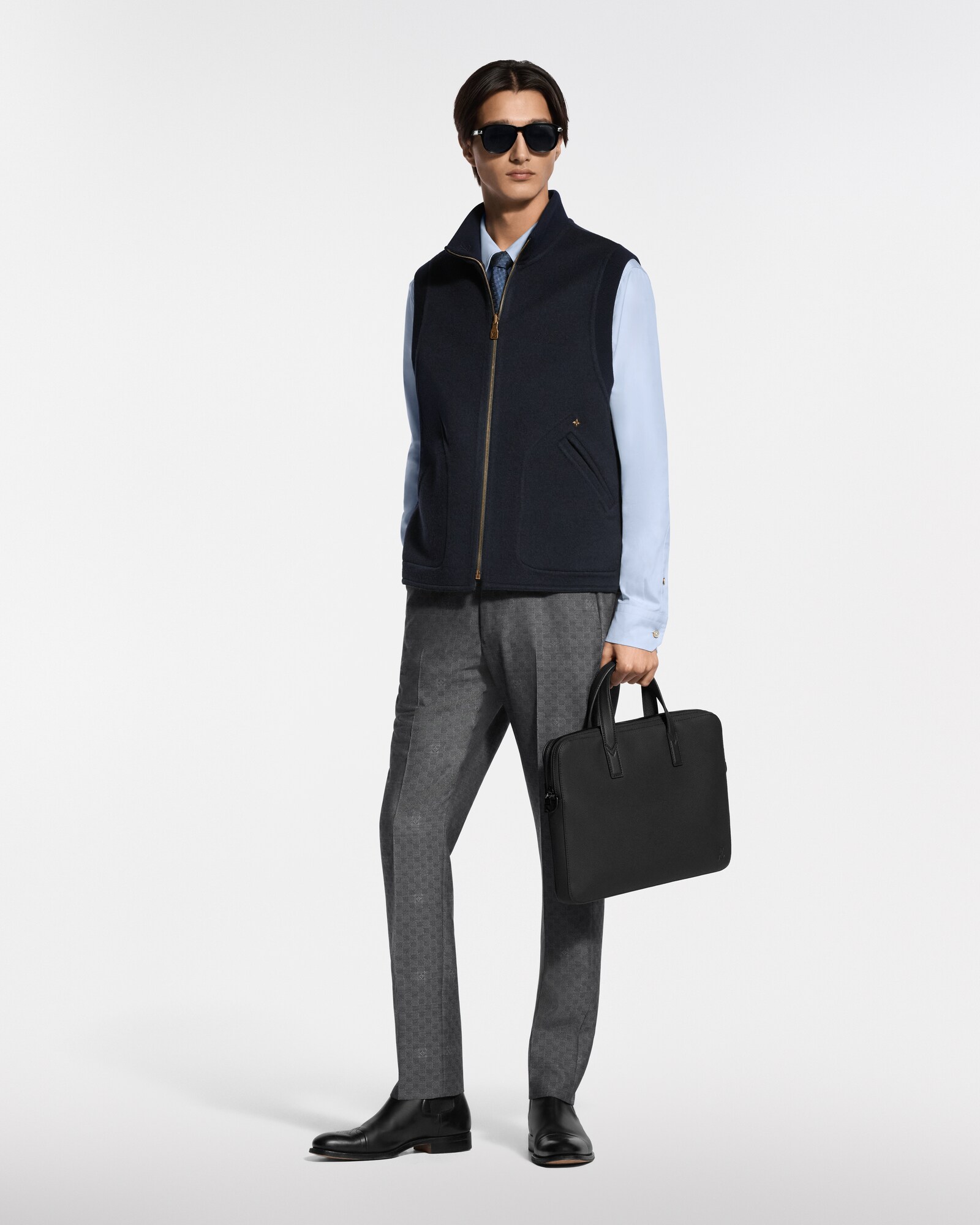 LV Interlocked Tie S00 - Men - Accessories | LOUIS VUITTON ®